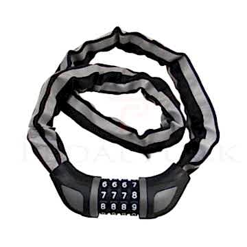 Impact TORQ2 Uzun Zincir Kilit Şifreli  5,5x120cm Spiral - Reflektörlü